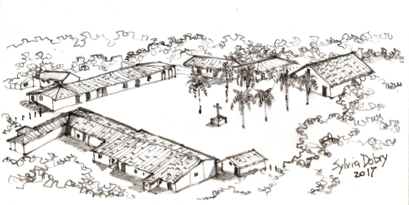 fig 4 croqui Sylvia  Aldeia Carapic em 1938